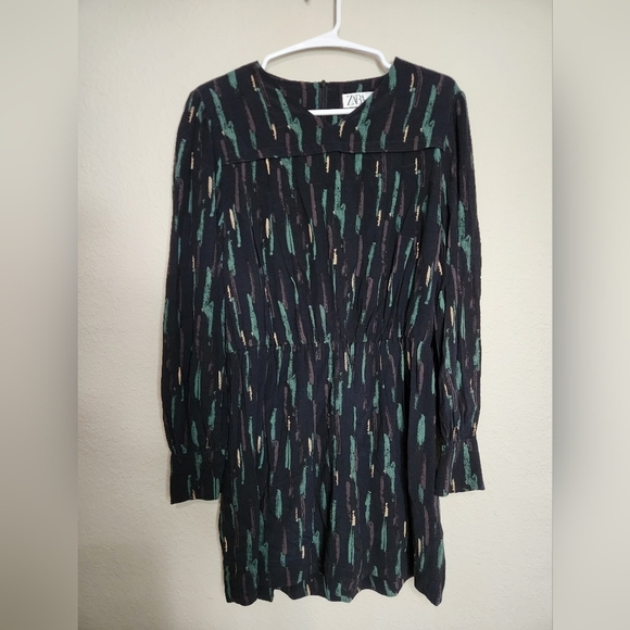Zara Dresses & Skirts - Zara Gabriela Abstract Mini Dress Size Large